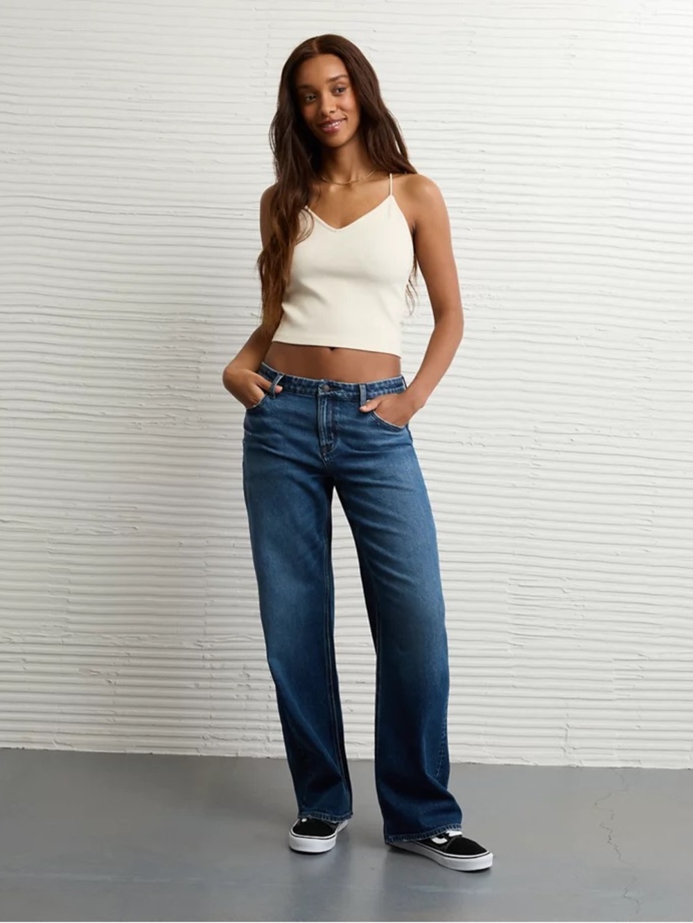 AE Stretch Curvy High-Waisted Stovepipe Jean